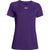 Under Armour Women's Purple UA Stripe Tech Locker Short Sleeve Tee