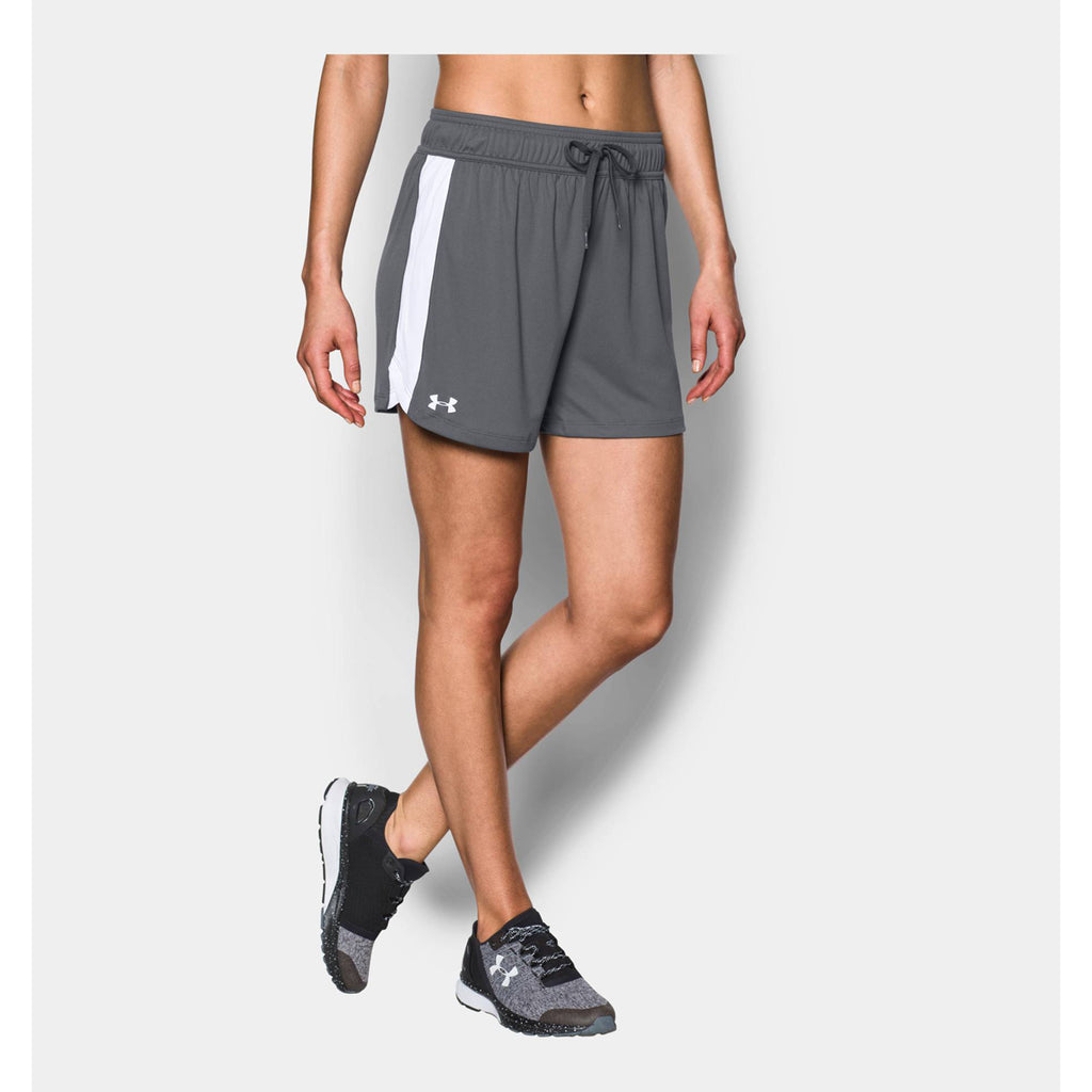 Under Armour Women's Graphite/White UA Matchup Short