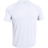 Under Armour Men's White UA Stripe Tech Locker Short Sleeve Tee