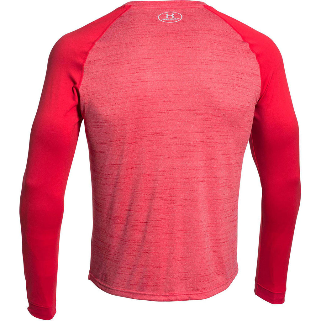 Under Armour Men's Red Novelty Locker Long Sleeve Tee