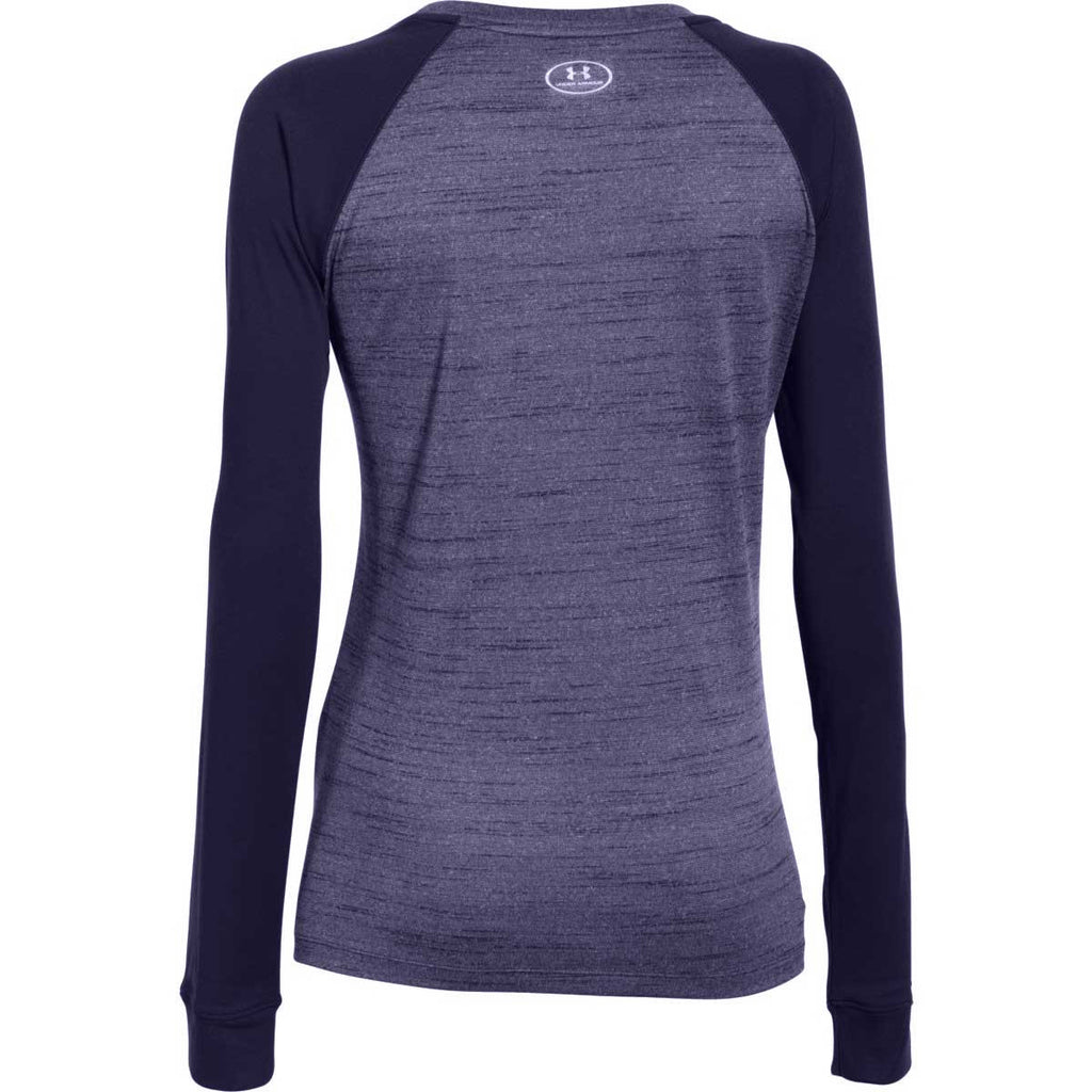 Under Armour Women's Midnight Navy Novelty Locker Long Sleeve Tee