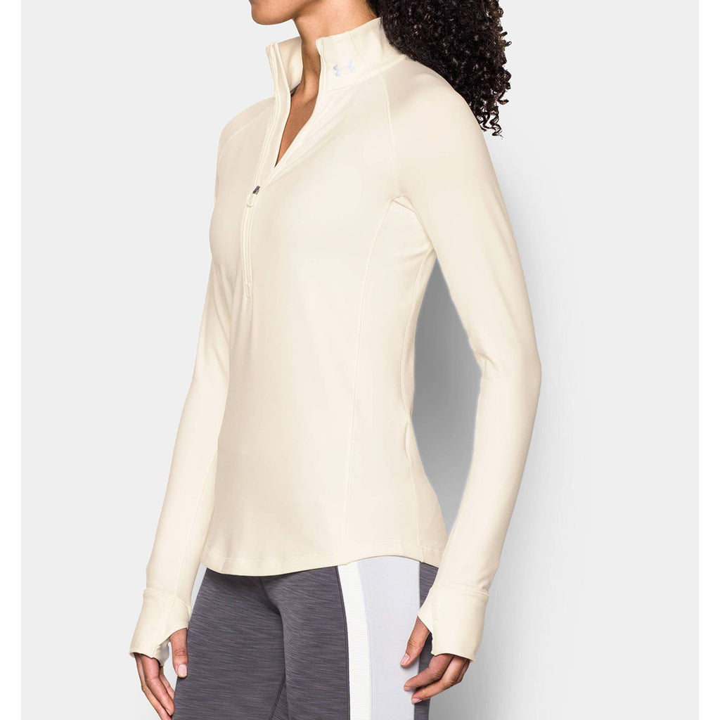 Under Armour Women's Ivory Coldgear Armour 1/2 Zip