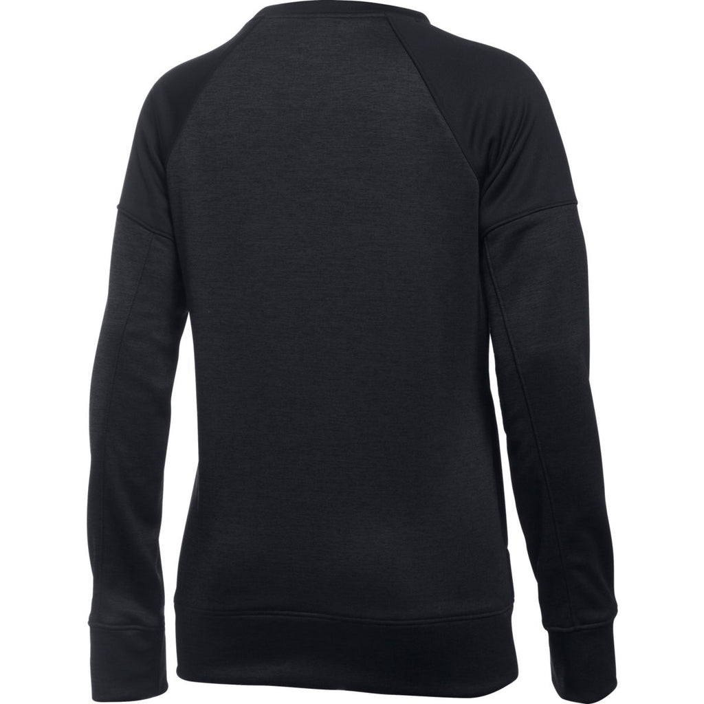 Under Armour Women's Black Novelty Armour Fleece Crew