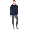 Under Armour Women's Midnight Navy Novelty Armour Fleece Crew