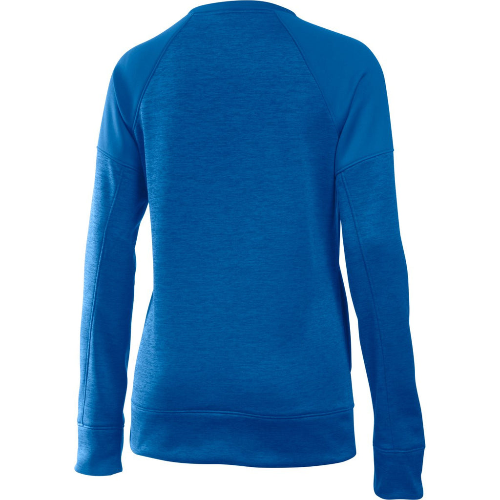 Under Armour Women's Royal Novelty Armour Fleece Crew