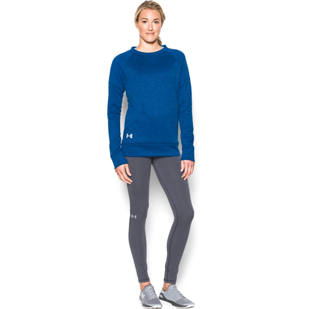 Under Armour Women's Royal Novelty Armour Fleece Crew