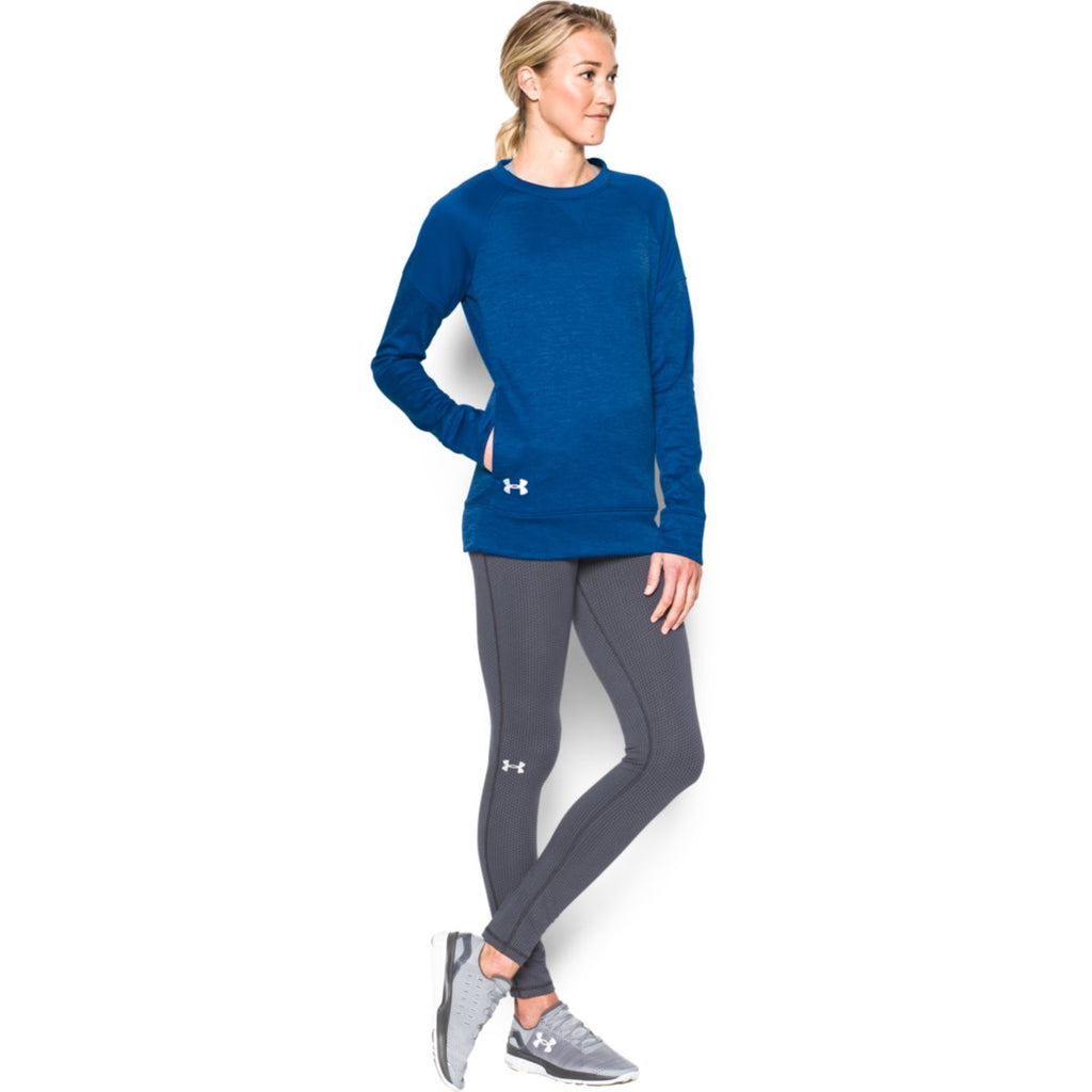 Under Armour Women's Royal Novelty Armour Fleece Crew