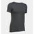 Under Armour Women's Carbon Heather UA Heat Gear Armour Short Sleeve