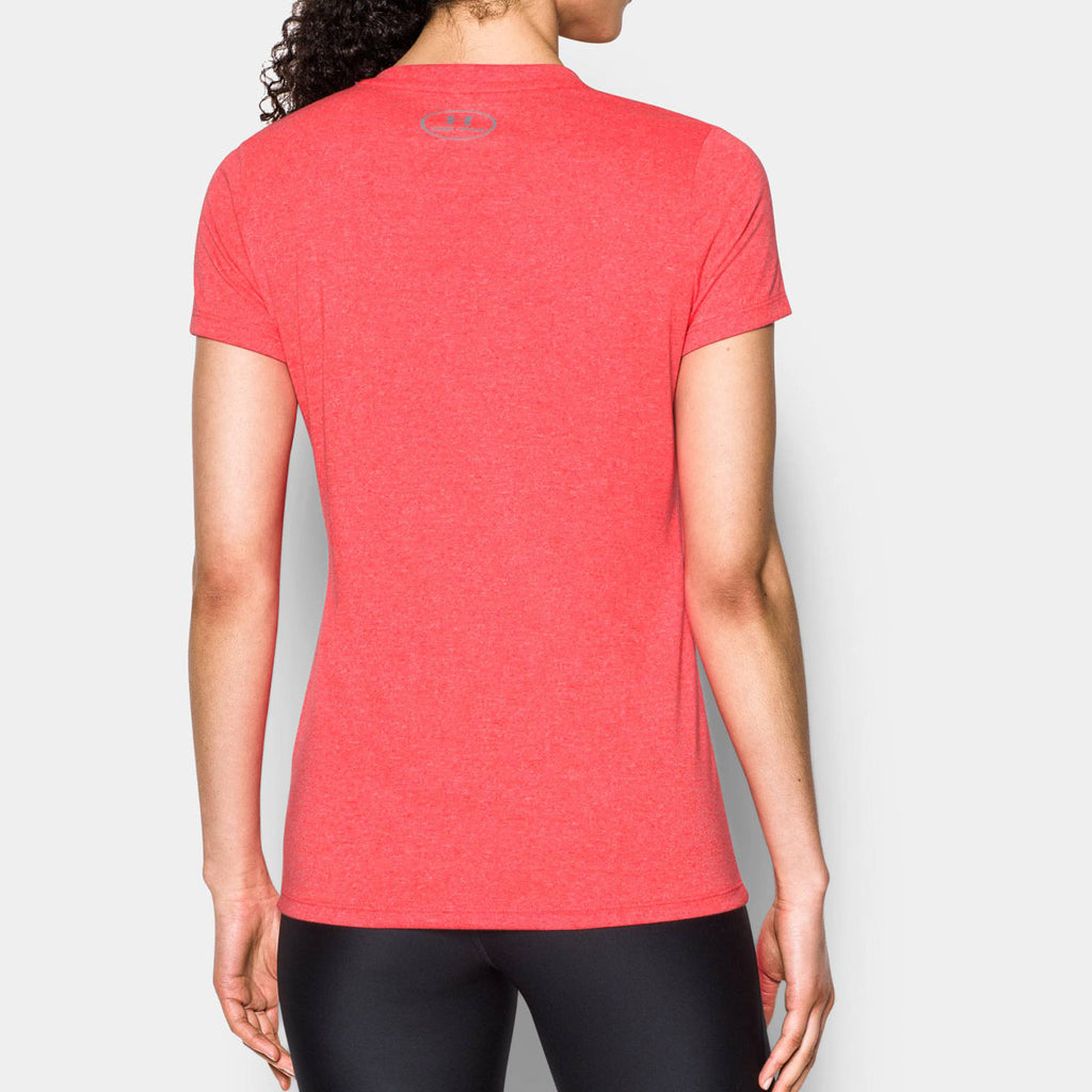 Under Armour Women's Marathon Red Threadborne Twist T-Shirt