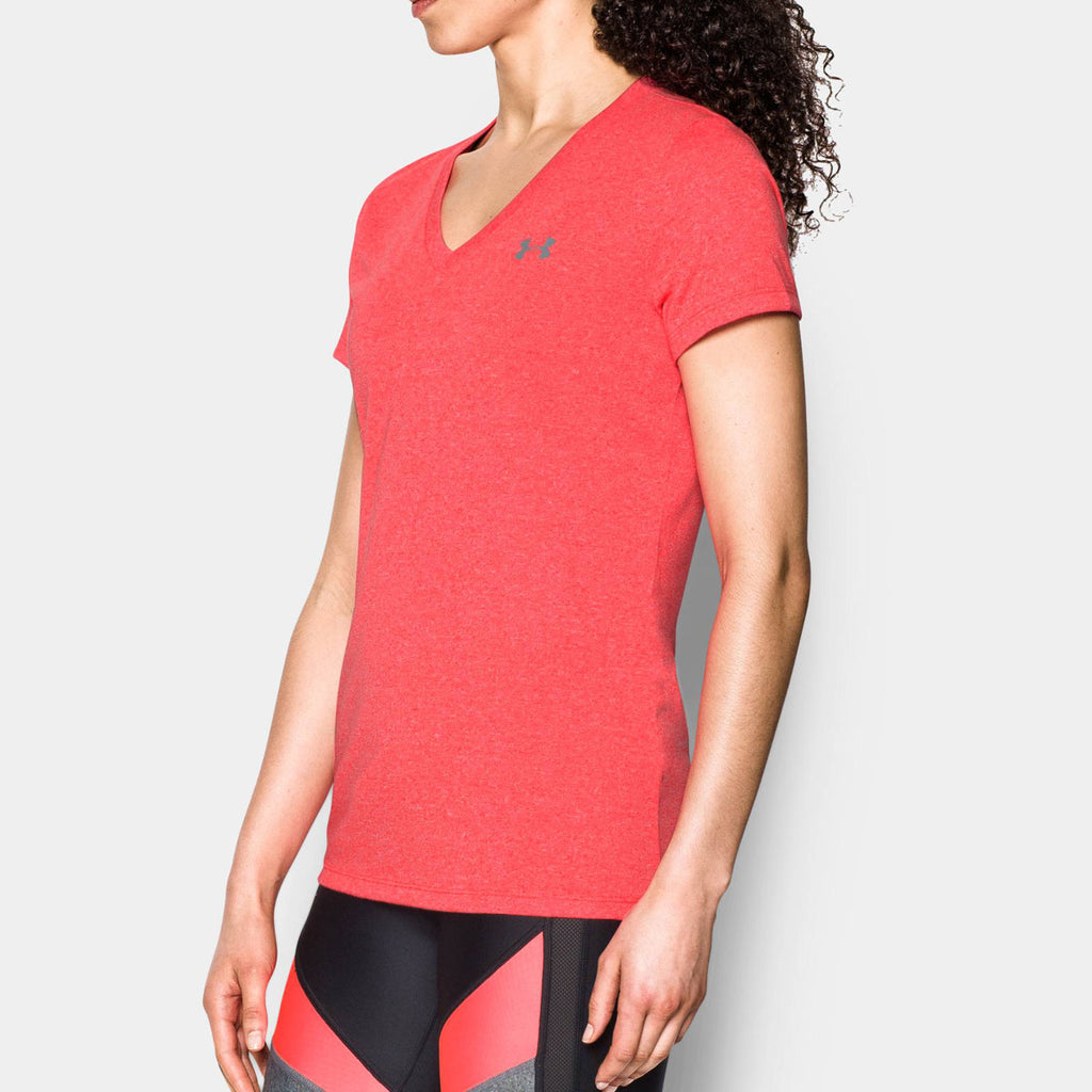 Under Armour Women's Marathon Red Threadborne Twist T-Shirt