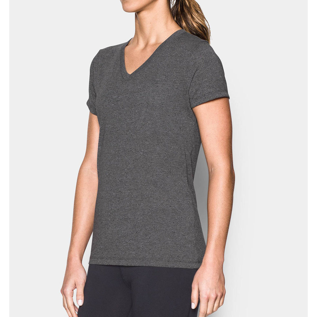 Under Armour Women's Black Threadborne Twist T-Shirt