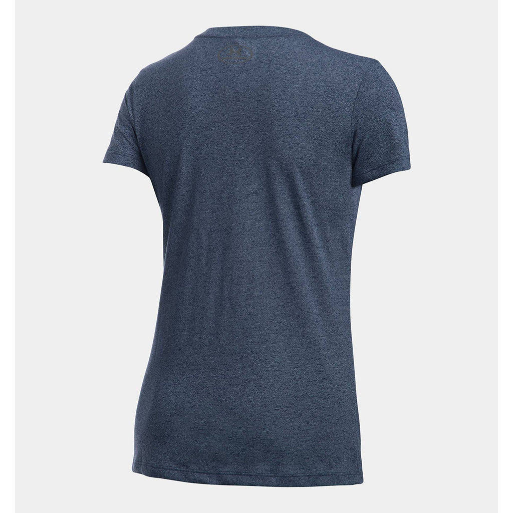 Under Armour Women's Navy Threadborne Twist T-Shirt