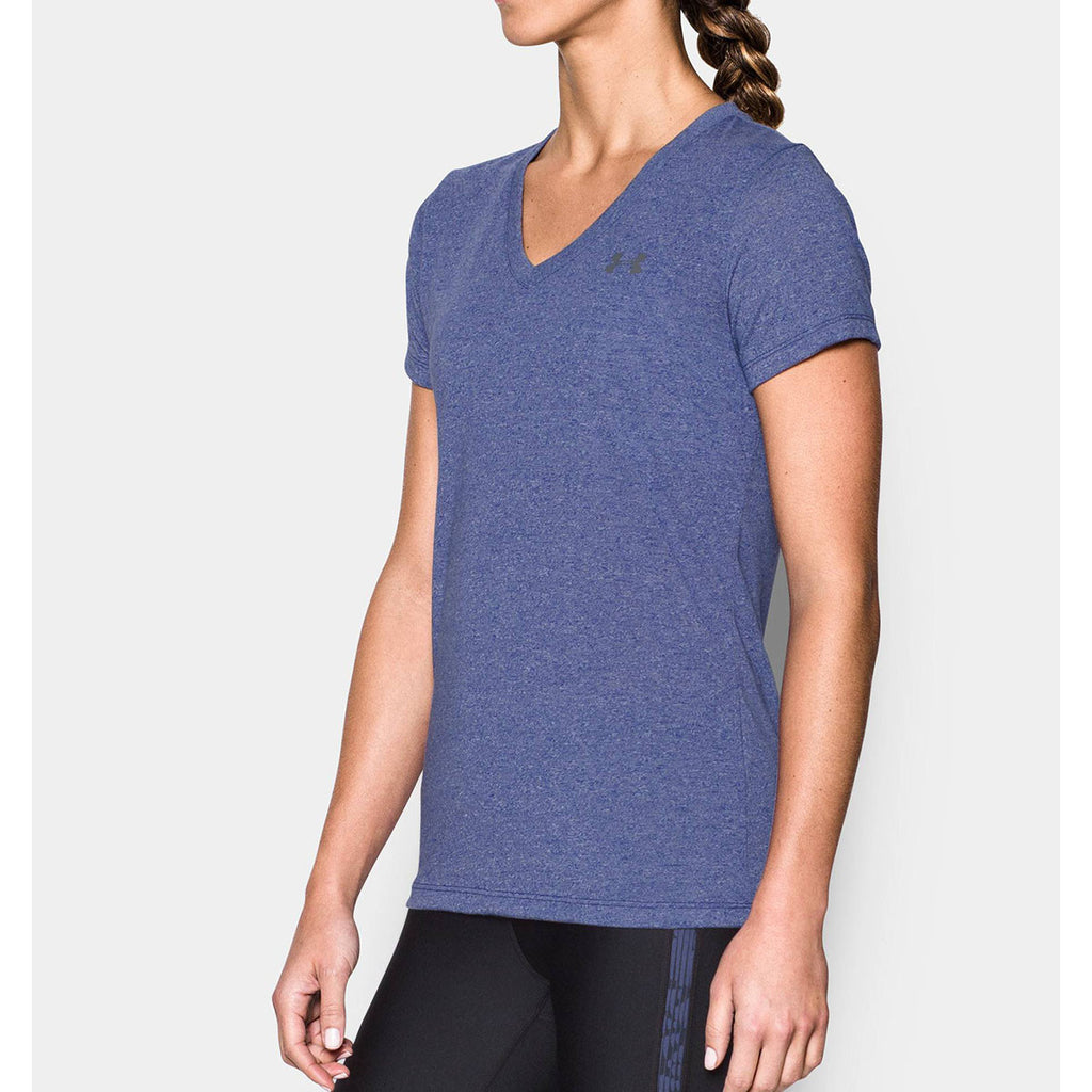 Under Armour Women's Purple Threadborne Twist T-Shirt