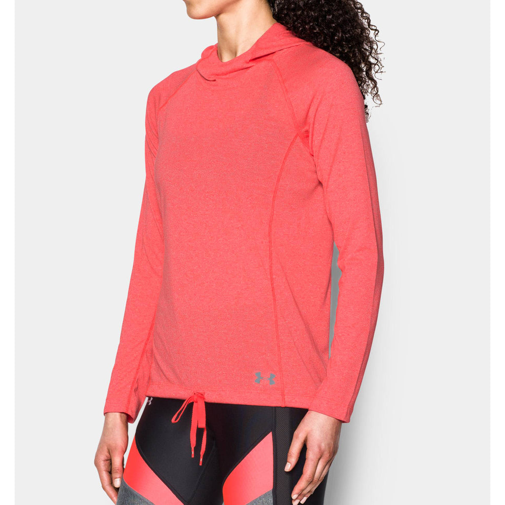 Under Armour Women's Marathon Red Threadborne Train Hood Twist