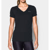 Under Armour Women's Black Threadborne Train V-Neck T-Shirt