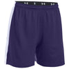 Under Armour Women's Purple Threadborne Match Shorts