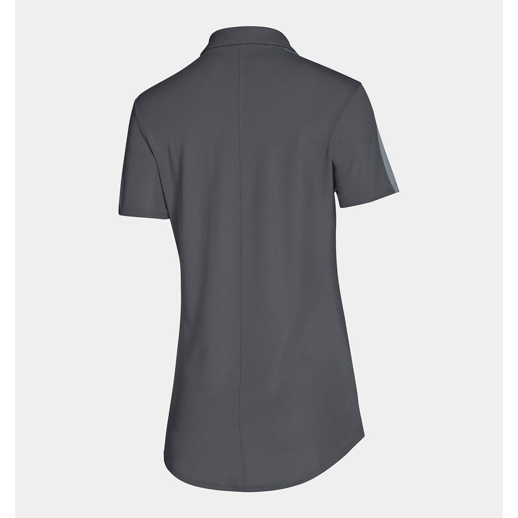 Under Armour Women's Graphite Team Colorblock Polo