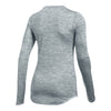 Under Armour Women's True Grey Heather ColdGear Armour Crew