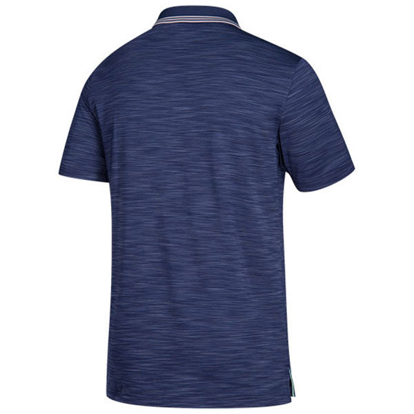 adidas Men's Collegiate Navy Ultimate Textured Stripe Polo