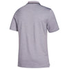 adidas Men's Grey Ultimate Textured Stripe Polo