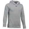 Under Armour Boy's True Grey Heather Hustle Fleece Hoodie