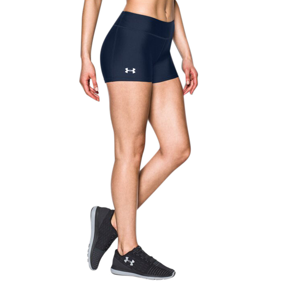 Under Armour Women's Midnight Navy On The Court Shorts 3"