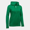 Under Armour Women's True Kelly Green Hustle Fleece Hoody