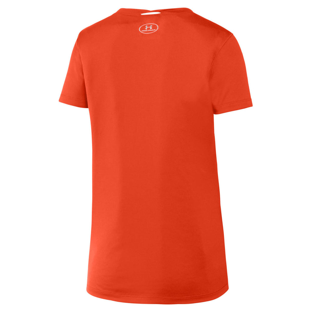 Under Armour Women's Dark Orange 2.0 Locker Tee