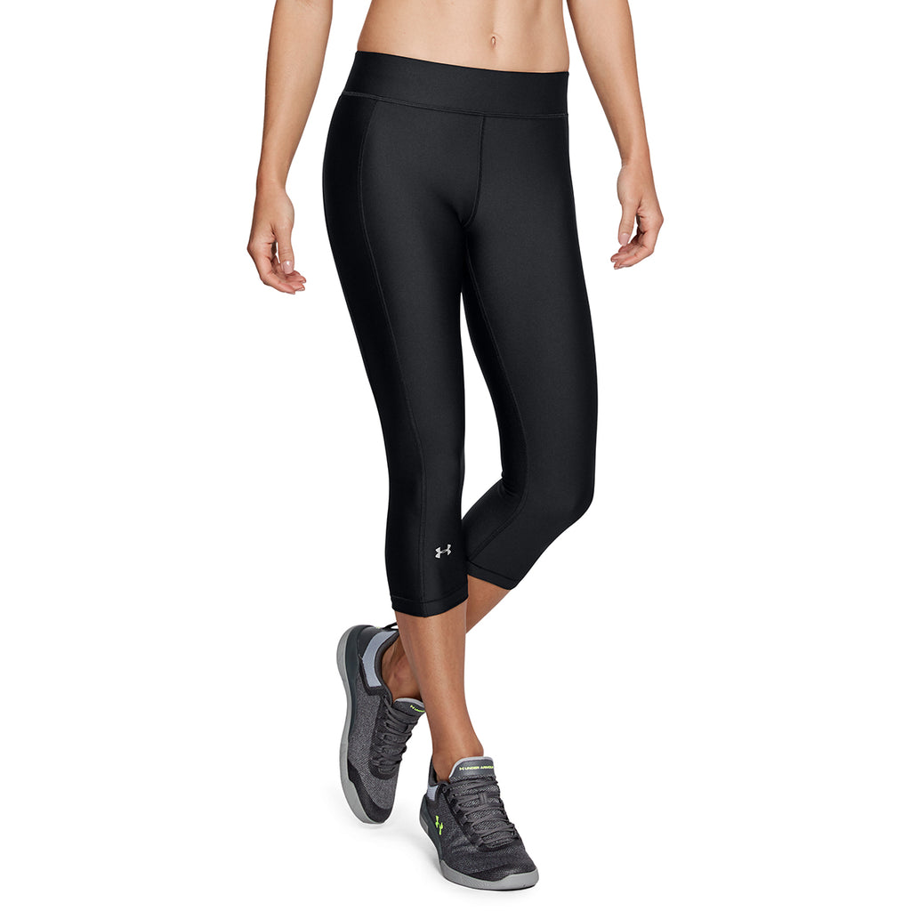 Under Armour Women's Black HeatGear Armour Capri