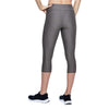 Under Armour Women's Charcoal Light Heather HeatGear Armour Capri