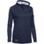 Under Armour Women's Midnight Navy Full Heather Novelty Funnel Neck Hoody