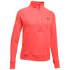 Under Armour Women's Marathon Red French Terry 1/2 Zip