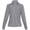 Under Armour Women's Charcoal Light Heather Tech Full Zip