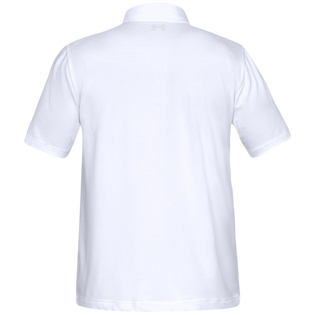 Under Armour Men's White Playoff 2.0 Polo