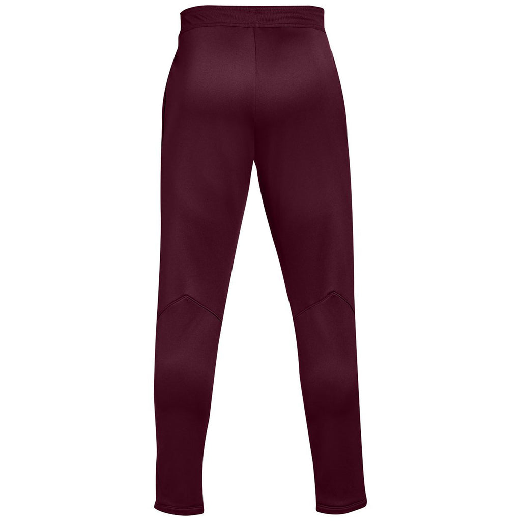 Under Armour Men's Maroon Qualifier Hybrid Warm-Up Pant