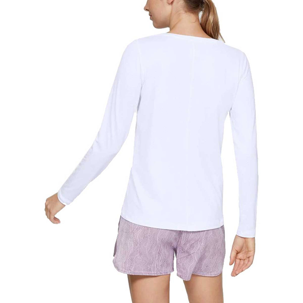 Under Armour Women's White HeatGear Armour Long Sleeve