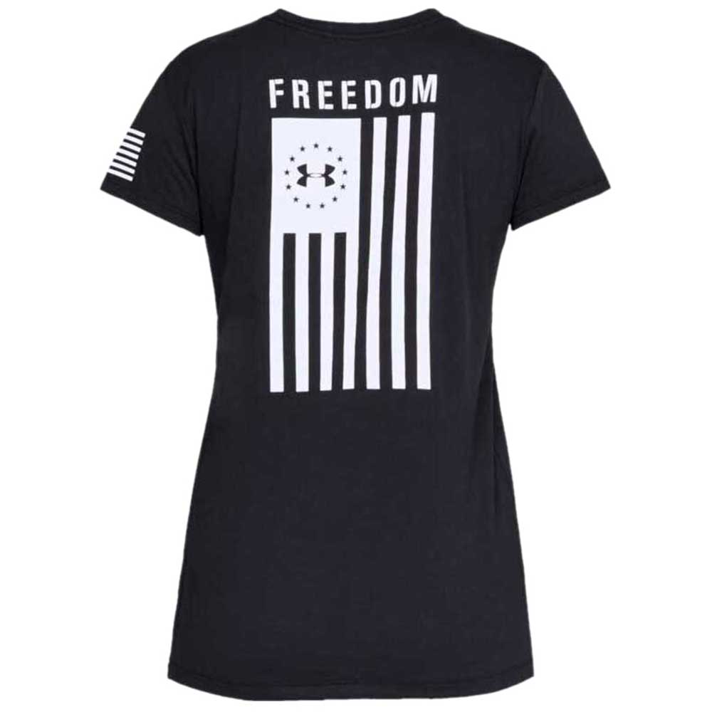 Under Armour Women's Black Freedom Flag Tee