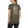 Under Armour Women's Marine Green Freedom Flag Tee