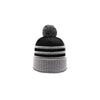 Richardson Black/Grey/White Pom Beanie with Cuff