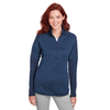 Under Armour Women's Navy Corporate Hybrid Quarter Zip