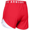 Under Armour Women's Red Play Up Shorts 3.0