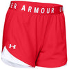 Under Armour Women's Red Play Up Shorts 3.0