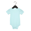 Bella + Canvas Infant Ice BlueTriblend Short-Sleeve One-Piece