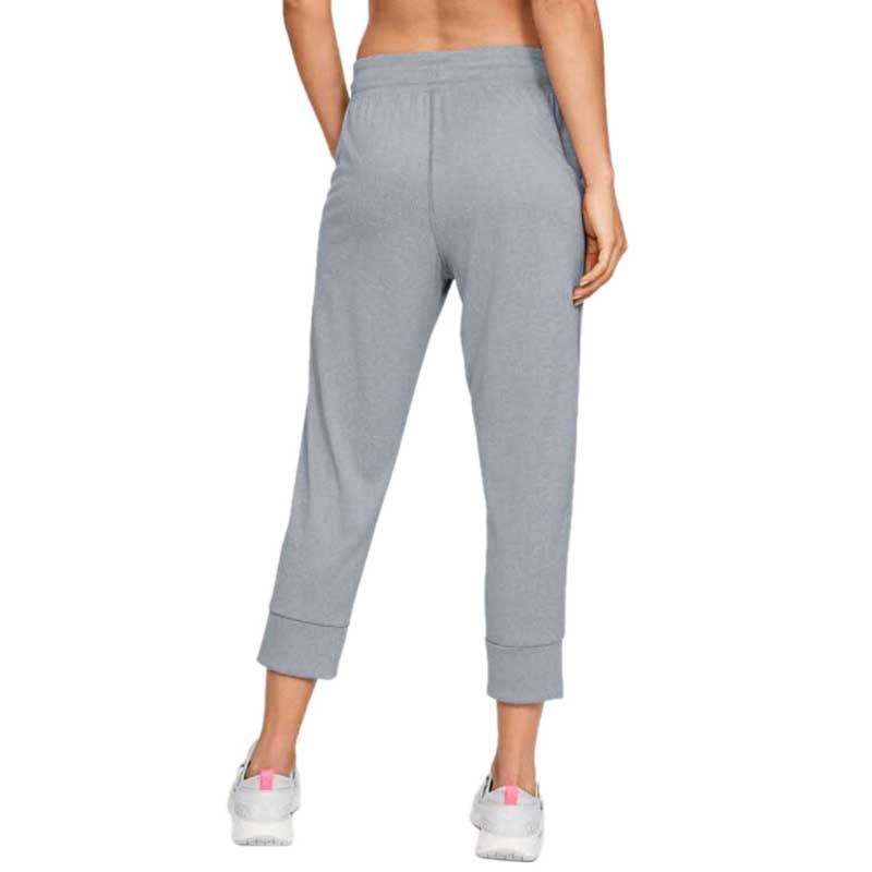 Under Armour Women's Steel Light Heather Tech Capri