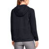 Under Armour Women's Black Hustle Fleece Full Zip Hoody