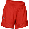 Under Armour Women's Dark Orange Woven Training Shorts