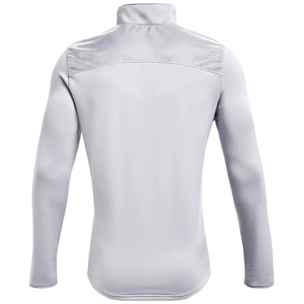 Under Armour Men's Mod Grey/White Command 1/4 Zip