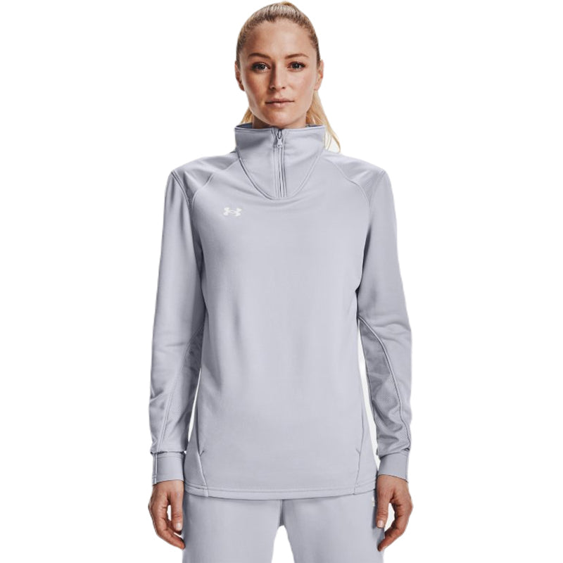 Under Armour Women's Mod Grey Command Quarter Zip