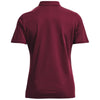 Under Armour Women's Maroon/White Tech Team Polo