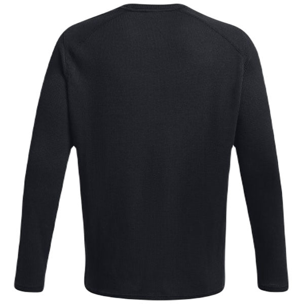 Under Armour Men's Black/Pitch Grey Waffle Max Crew